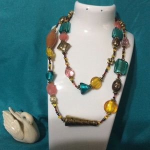 Multi. colored vintage necklace